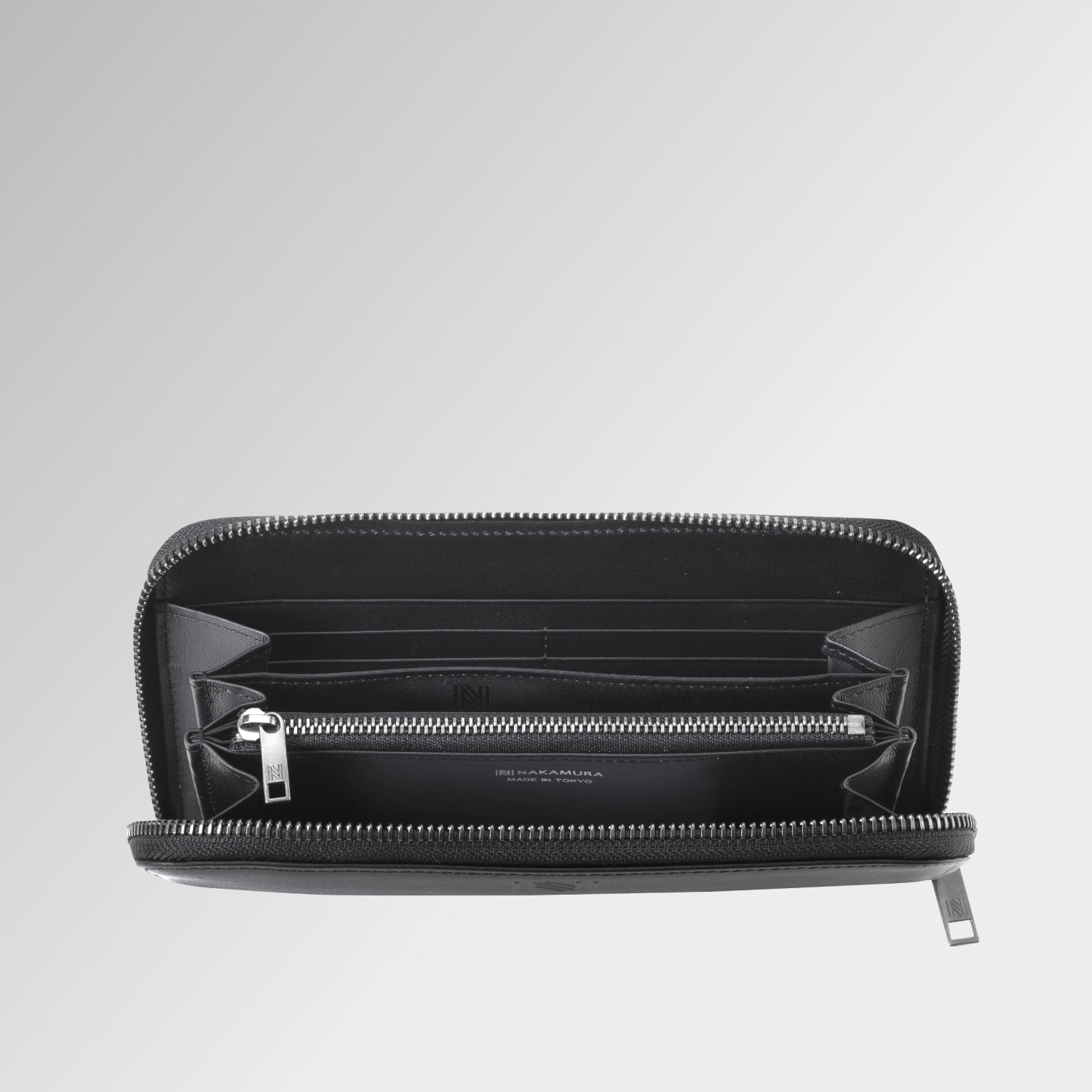 長財布ラウンドファスナー